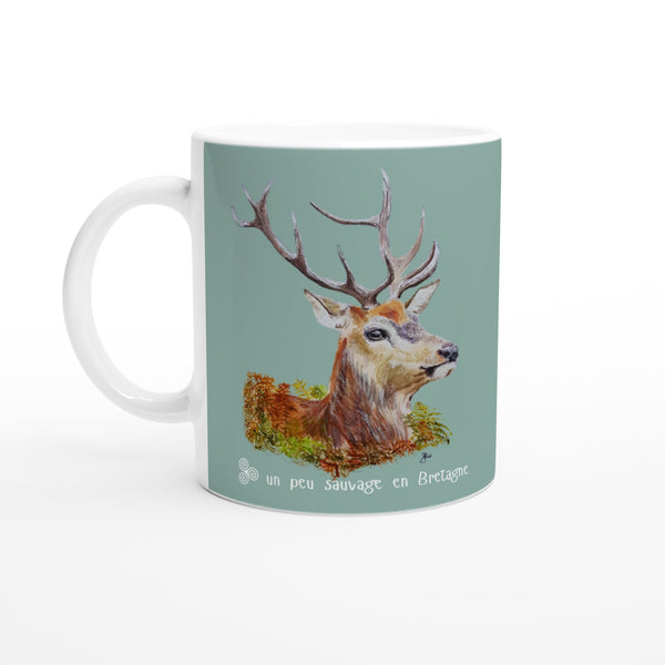 Wild Stag Ceramic Mug Print