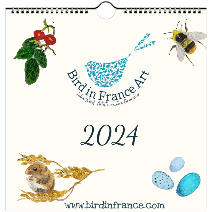 Calendrier 2024 - Magnifiquement sauvage – Bird In France