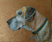 Load image into Gallery viewer, Commission - Acrylic Pet Portrait on reclaimed wood or slate