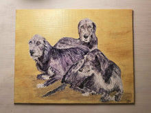 Load image into Gallery viewer, Commission - Icon-Style Pet Portrait On Canvas